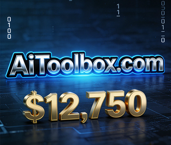 AI赛道域名再添成交!AiToolbox.com以12,750美元成功售出