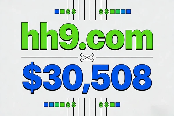 精品杂米域名传来喜报 短域名hh9.com20多万成交！